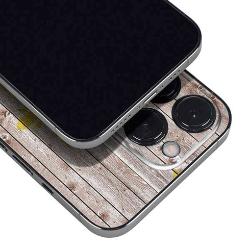 Philippines Flag Dark Wood iPhone 13 Pro Skin